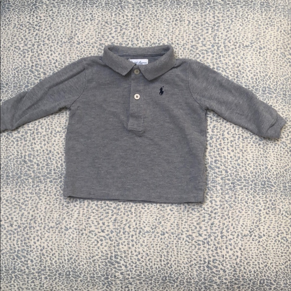 Ralph Lauren boys long sleeved collared polo